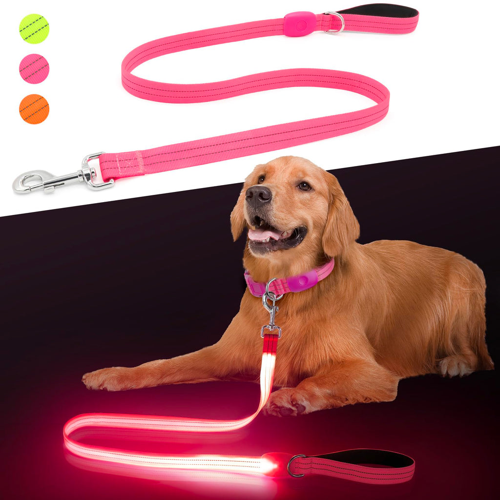 Water proof light up dog leash.